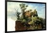 Landscape with Ruins, c.1782-5-Pierre Henri de Valenciennes-Framed Giclee Print