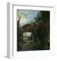 Landscape with Ruins-Karl Blechen-Framed Art Print