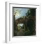 Landscape with Ruins-Karl Blechen-Framed Art Print