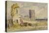 Landscape with Ruins-William Callow-Stretched Canvas