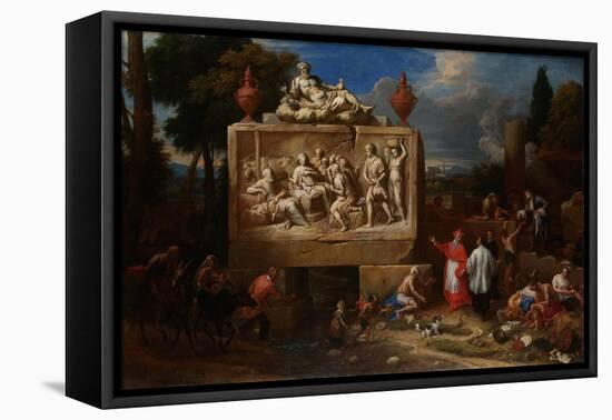 Landscape with Saint Charles Borromeo-Henry Ferguson-Framed Stretched Canvas