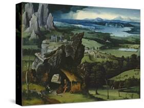 Landscape with Saint Jerome-Joachim Patinir-Stretched Canvas