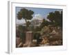 Landscape with Saint John on Patmos, 1640-Nicolas Poussin-Framed Giclee Print