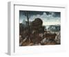 Landscape with Saint John the Baptist Preaching-Joachim Patenier or Patinir-Framed Giclee Print