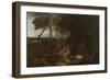 Landscape with Saint Paul the Hermit, 1638-Nicolas Poussin-Framed Giclee Print