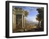 Landscape with Samuel and David-Claude Lorraine-Framed Giclee Print