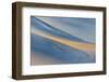 Landscape with sand dunes in desert, Mesquite Flat Dunes, Death Valley National Park, California...-Panoramic Images-Framed Photographic Print