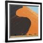 Landscape with sand dunes in desert, Sossusvlei, Namib Desert, Namibia-Panoramic Images-Framed Photographic Print