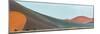 Landscape with sand dunes in desert, Sossusvlei, Namib Desert, Namibia-Panoramic Images-Mounted Photographic Print