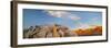 Landscape with sandstone rock formation in Mojave Desert, Las Vegas, Nevada, USA-Panoramic Images-Framed Photographic Print