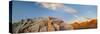 Landscape with sandstone rock formation in Mojave Desert, Las Vegas, Nevada, USA-Panoramic Images-Stretched Canvas