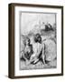 Landscape with Satyrs, C1512-Titian (Tiziano Vecelli)-Framed Giclee Print
