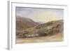 Landscape with Setting Sun, Devon-Samuel Palmer-Framed Giclee Print