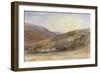 Landscape with Setting Sun, Devon-Samuel Palmer-Framed Giclee Print