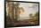 Landscape with Setting Sun-Pierre Patel-Framed Giclee Print