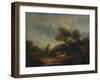 'Landscape with Sheep', 18th century, (1935)-Thomas Gainsborough-Framed Giclee Print