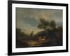 'Landscape with Sheep', 18th century, (1935)-Thomas Gainsborough-Framed Giclee Print