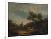 'Landscape with Sheep', 18th century, (1935)-Thomas Gainsborough-Framed Giclee Print