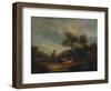 'Landscape with Sheep', 18th century, (1935)-Thomas Gainsborough-Framed Giclee Print