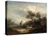 Landscape with Sheep-Thomas Gainsborough-Stretched Canvas