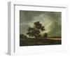 Landscape with Shepherds and Peasants-Jacob Van Ruysdael-Framed Giclee Print