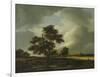 Landscape with Shepherds and Peasants-Jacob Van Ruysdael-Framed Giclee Print