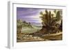 Landscape with Shepherds and the Supper at Emmaus-Marten Ryckaert-Framed Giclee Print