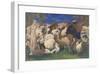 Landscape With Shepherds Daphnis And Chloé-Leon Bakst-Framed Premium Giclee Print