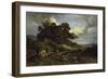 Landscape With Shepherds-Ludwig Richter-Framed Giclee Print