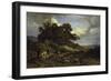 Landscape With Shepherds-Ludwig Richter-Framed Giclee Print