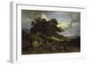 Landscape With Shepherds-Ludwig Richter-Framed Giclee Print