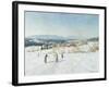 Landscape with Skiers, 1889-Carl-Edvard Diriks-Framed Giclee Print