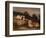 Landscape with Spaniel and Terrier, 1846-William Pascoe-Framed Giclee Print