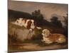 Landscape with Spaniel and Terrier, 1846-William Pascoe-Mounted Giclee Print