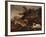 Landscape with Spaniel and Terrier, 1846-William Pascoe-Framed Giclee Print