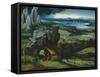 Landscape with St. Jerome, 1516-7-Joachim Patinir-Framed Stretched Canvas