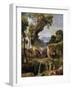 Landscape with St. Jerome, 1852-Giacinto Gigante-Framed Giclee Print