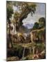 Landscape with St. Jerome, 1852-Giacinto Gigante-Mounted Giclee Print