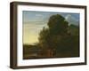 Landscape with St John the Baptist-Claude Lorraine-Framed Giclee Print