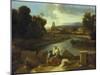 Landscape with St, Matthew, 1640-Nicolas Poussin-Mounted Giclee Print