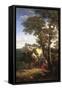 Landscape with St Sebastian Cured by the Holy Women, 1851-Gabriele Smargiassi-Framed Stretched Canvas