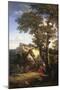 Landscape with St Sebastian Cured by the Holy Women, 1851-Gabriele Smargiassi-Mounted Giclee Print