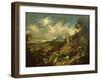 Landscape with Stormy Sea, Ca 1720-Alessandro Magnasco-Framed Giclee Print