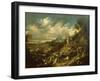 Landscape with Stormy Sea, Ca 1720-Alessandro Magnasco-Framed Giclee Print