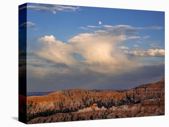 Landscape with sunset over Bryce Canyon National Park, Utah, USA-Panoramic Images-Stretched Canvas