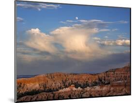 Landscape with sunset over Bryce Canyon National Park, Utah, USA-Panoramic Images-Mounted Photographic Print