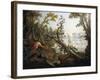 Landscape with Swans-Francois Boucher-Framed Giclee Print