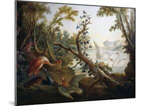 Landscape with Swans-Francois Boucher-Mounted Giclee Print