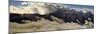 Landscape with Tatra Mountains rising above clouds, Lesser Poland Voivodeship, Poland-Panoramic Images-Mounted Photographic Print