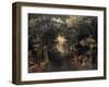 Landscape with the Apostle Philip Baptizing the Eunuch, (1590-1632)-David Vinckboons-Framed Giclee Print